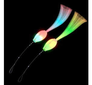 Optic Fibers LED Poi – Modular Glow Poi Set